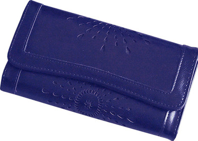 

ZELP Girls Black Genuine Leather Wallet(7 Card Slots)
