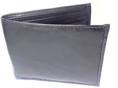 

jay Men Black Genuine Leather Wallet(6 Card Slots)