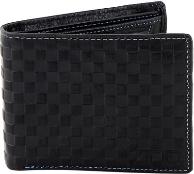 

Zido Men Black Genuine Leather Wallet(6 Card Slots)