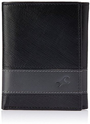 

Fastrack Men Black Genuine Leather Wallet(6 Card Slots)