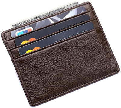 

Wildland Men Brown Genuine Leather Card Holder(6 Card Slots)