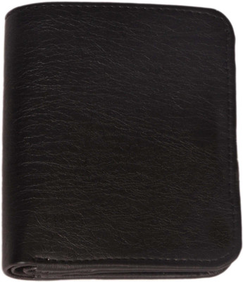 

Wildland Men Black Artificial Leather Wallet(7 Card Slots)