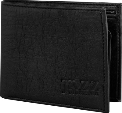 

JAZZENTERPRISES Men Black Artificial Leather Wallet(4 Card Slots)