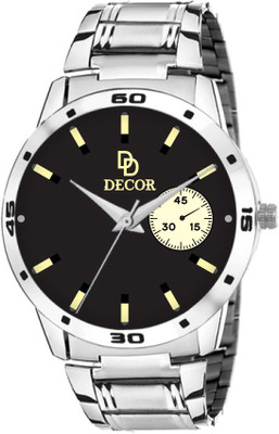 

DECOR D74 Analog Black Dial Men's & Boy's Watch - For Men