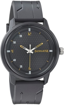 SONATA 77085PP03 Volt Analog Watch - For Men