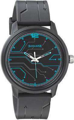 Sonata 77085PP02 Volt Analog Watch - For Men