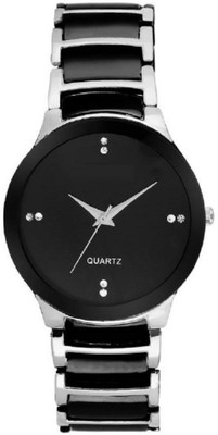 

Freny Exim Black luxury collection silver tone watches metal strap mens watch Premium watch Watch - For Boys