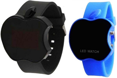 

Freny Exim New stylish sport watch black blue apple cut colour dial digital watch for kids Outdoor sport Watch - For Girls