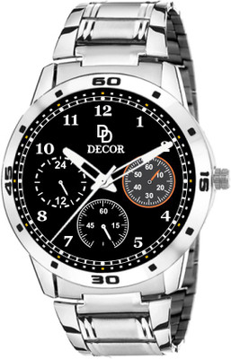 

DECOR D102 Analog Black Dial Men's & Boy's Watch - For Men