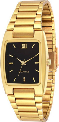 

Montres New Fancy Square Shap Full Gold Metal Strap Men Watch - For Boys