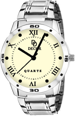 

DECOR D114 Analog Yellow Dial Men's & Boy's Watch - For Men
