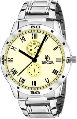 

DECOR D115 Analog Yellow Dial Men's & Boy's Watch - For Men