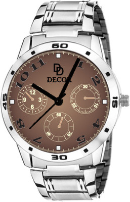 

DECOR D77 Analog Beige Dial Men's & Boy's Watch - For Men