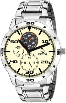 

DECOR D71 Analog Yellow Dial Men's & Boy's Watch - For Men