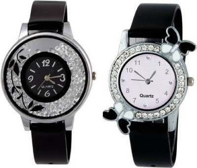 

iDIVAS ALK 55282 ButtrFly Case desing and fancy flower With 1 year Warranty Watch - For Women