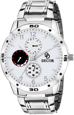 

DECOR D83 Analog White Dial Men's & Boy's Watch - For Men