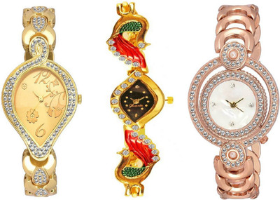 

iDIVAS ALK 54311 New Stylish Combo Gift Set Watches Pack Of-3 With 1 year Warranty Watch - For Women