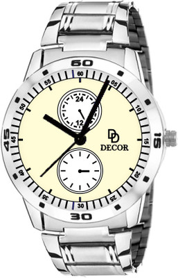 

DECOR D107 Analog Yellow Dial Men's & Boy's Watch - For Men