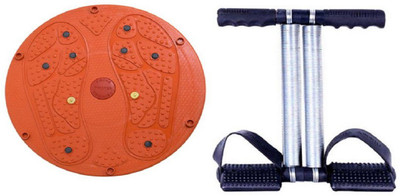 

Shopeleven Tummy Trimmer Double Spring With Acupressure Twister Ab Exerciser (Multicolor) Ab Exerciser(Multicolor)