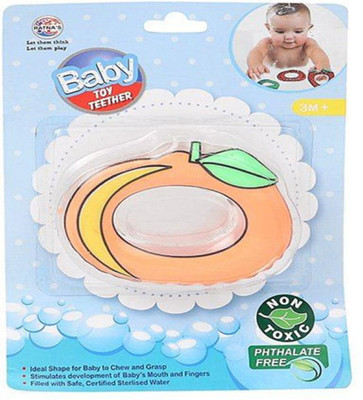 

Ratnas BABY TOY TEETHER ORANGE Rattle(Multicolor)