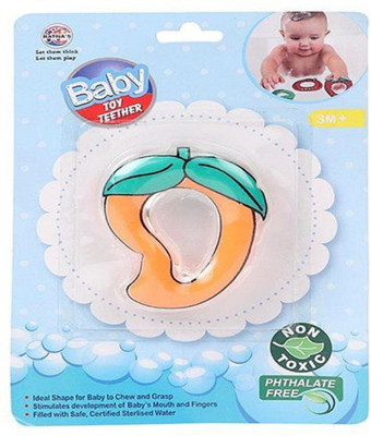 Ratnas BABY TOY TEETHER MANGO Rattle(Multicolor)
