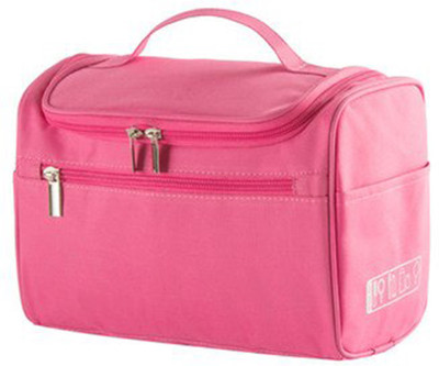 

Insasta Travel Cosmetic Makeup Toiletry Case Wash Organizer Storage Pouch Toiletry Bag Travel Organizer Toiletry Kit Travel Bag Travel Toiletry Bag Unisex-Pink Waterproof Multipurpose Bag(Pink, 1 L)
