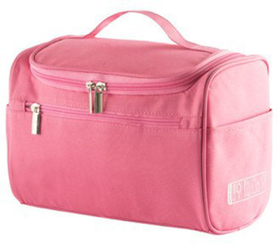 

Insasta Travel Cosmetic Makeup Toiletry Case Wash Organizer Storage Pouch Toiletry Bag Travel Organizer Toiletry Kit Travel Bag Travel Toiletry Bag Unisex-Rose Pink Waterproof Multipurpose Bag(Pink, 1 L)