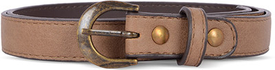

Baggit Women Casual Brown Synthetic Belt, Taupe
