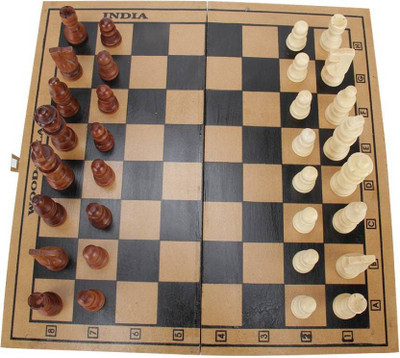 

RDM Chess Board with 32 Wooden Coins Board Game