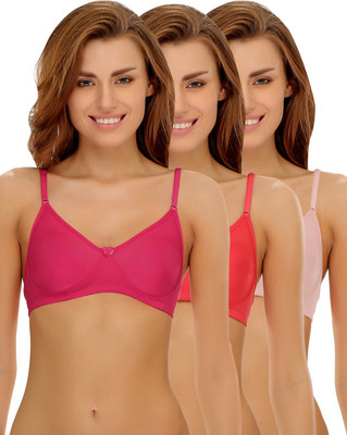 Clovia PRO Women Full Coverage Non Padded Bra(Pink)