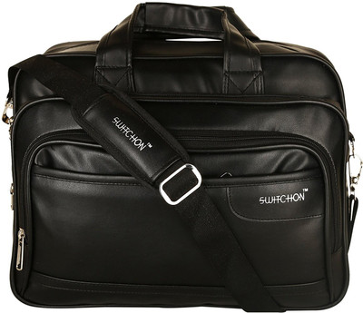Travalate TR 1030 Medium Briefcase - For Men & Women(Black)