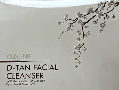 

Ozone D-Tan Facial Cleanser with Milk Acid, Cucumber & Shea Butter(250 g)