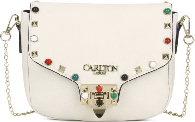 

Carlton London Casual Beige Clutch