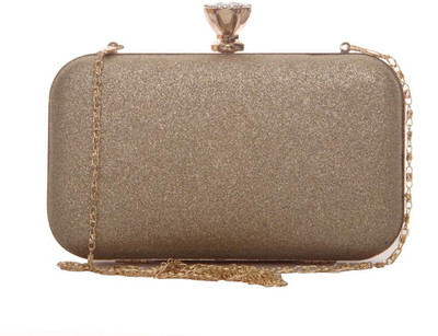 

Aliado Casual Gold Clutch