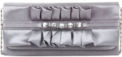 

Chemistry Party Grey, Silver Clutch