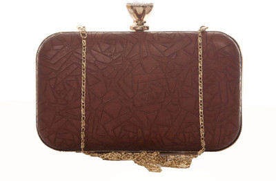 

Aliado Casual Brown Clutch