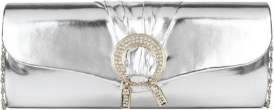 

Chemistry Party Silver Clutch
