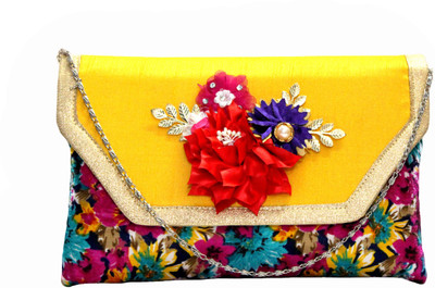 TUNEROX Casual Yellow Clutch