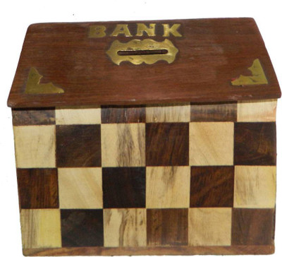 

Khan Handicrafts k55 Coin Bank(Brown, Yellow)