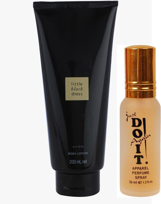 

Avon Anew Little Black dress body lotion (200 ml) (23373) with one do it perfume 30 ml(Set of 2)