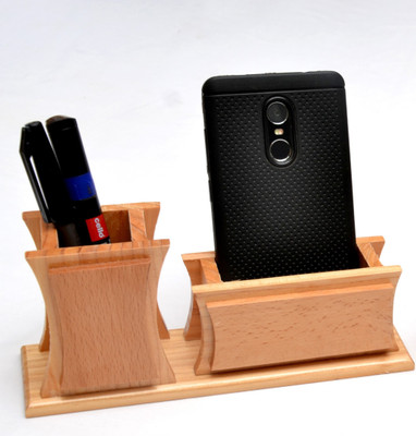 

Surya 2 Compartments WOODEN DESK ORGANISER(Natural)