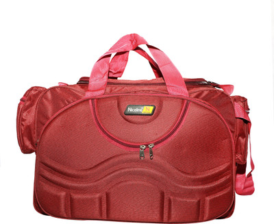 

Nice Line (Expandable) Travel Duffle for men and women Travel Duffel Bag(Red)
