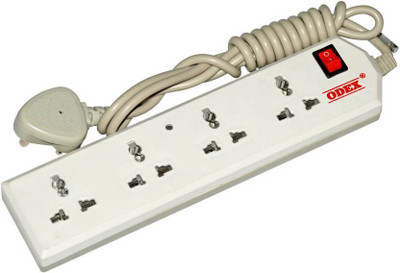 

odex 4 socket extension cord with LED Indication 6 A Five Pin Socket
