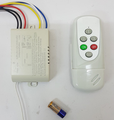 

Inditrust Wireless Remote Control Switch for 3 Lights fans with sleep timer mode Electronic Components Electronic Hobby Kit