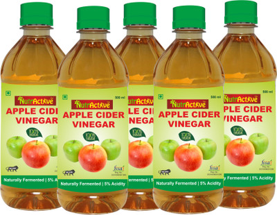 

Nutractive Filtered Apple Cider Vinegar(5x500 ml, Apple, Vinegar Flavored)