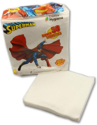 

Creative Hygiene Tissue Papers Serviettes/ Napkin 2 Ply 50 Sheets Size 33X33cms