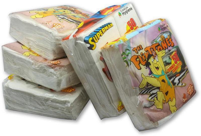 

Creative Hygiene Tissue Papers Serviettes/ Napkin 2 Ply 50 Sheets Size 33X33cms(Pack of 5)