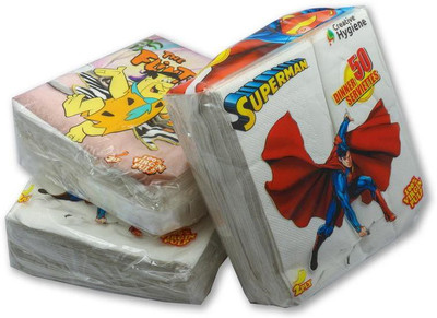 

Creative Hygiene Tissue Papers Serviettes/ Napkin 2 Ply 50 Sheets Size 333X33cms(Pack of 3)