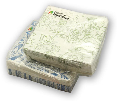 

Creative Hygiene Printed Tissues Serviettes/Napkins 2 Ply 50 Sheets Size 33X33cms(Pack of 2)
