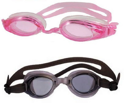 

Smart Pro Swimming Goggles(Pink, Black), Black;pink